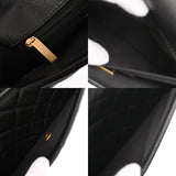 CHANEL シャネル スモール トップハンドルフラップ ブラック AS3653 レディース キャビアスキン ショルダーバッグ Aランク 中古 銀蔵