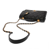 CHANEL シャネル スモール トップハンドルフラップ ブラック AS3653 レディース キャビアスキン ショルダーバッグ Aランク 中古 銀蔵