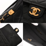 CHANEL シャネル スモール トップハンドルフラップ ブラック AS3653 レディース キャビアスキン ショルダーバッグ Aランク 中古 銀蔵