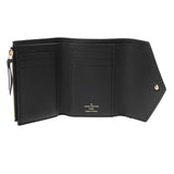 LOUIS VUITTON ルイヴィトン モノグラムアンプラント ポルトフォイユ ヴィクトリーヌ ノワール M64060 レディース レザー 三つ折り財布 未使用 銀蔵