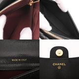 CHANEL シャネル マトラッセ フラップフォンケース ブラック AP2096 レディース キャビアスキン ショルダーバッグ ABランク 中古 銀蔵