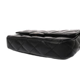 CHANEL シャネル マトラッセ フラップフォンケース ブラック AP2096 レディース キャビアスキン ショルダーバッグ ABランク 中古 銀蔵
