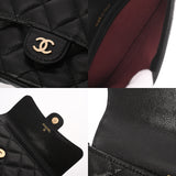 CHANEL シャネル マトラッセ フラップフォンケース ブラック AP2096 レディース キャビアスキン ショルダーバッグ ABランク 中古 銀蔵