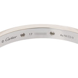 CARTIER カルティエ ラブブレスレット #17 クラシックモデル10石 パヴェダイヤ レディース K18ホワイトゴールド WG ブレスレット Aランク 中古 銀蔵