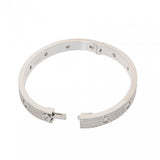 CARTIER カルティエ ラブブレスレット #17 クラシックモデル10石 パヴェダイヤ レディース K18ホワイトゴールド WG ブレスレット Aランク 中古 銀蔵