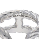 HERMES エルメス アレア2ツイステッド リング #53 12.5号 レディース シルバー925 リング・指輪 未使用 銀蔵