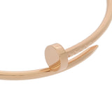 CARTIER カルティエ ジュストアンクル #16 B6062516 レディース K18ピンクゴールド PG ブレスレット Aランク 中古 銀蔵