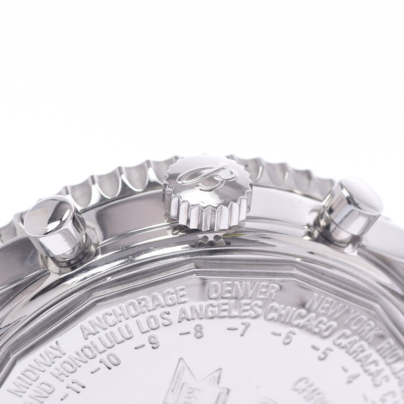 ブライトリング モンブリラン ダトラ トリプルカレンダー クロノグラフ A21330 シルバー メンズ 腕時計 自動巻き 中古 銀蔵