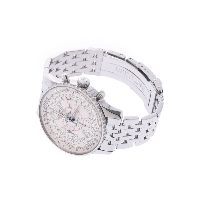 ブライトリング モンブリラン ダトラ トリプルカレンダー クロノグラフ A21330 シルバー メンズ 腕時計 自動巻き 中古 銀蔵