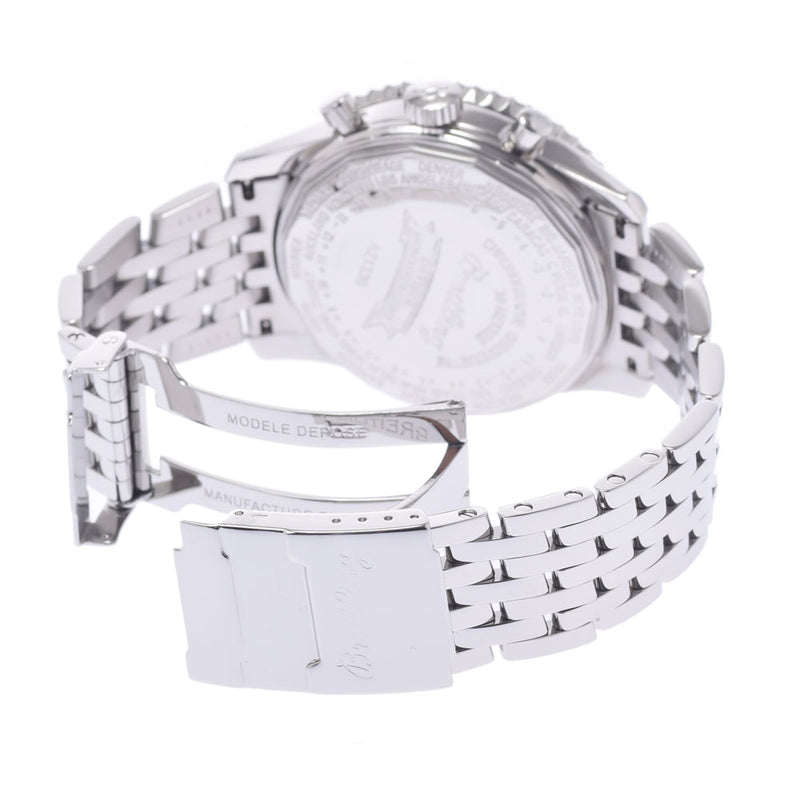 ブライトリング モンブリラン ダトラ トリプルカレンダー クロノグラフ A21330 シルバー メンズ 腕時計 自動巻き 中古 銀蔵