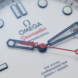 OMEGA オメガ シーマスター300 コーアクシャル 2960/7007限定 212.32.41.20.04.001 メンズ SS 腕時計 自動巻き 白文字盤 Aランク 中古 銀蔵