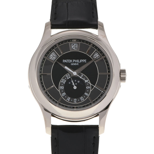 PATEK PHILIPPE パテックフィリップ アニュアルカレンダー  5205G-010 メンズ WG/革 腕時計 自動巻き Aランク 中古 銀蔵