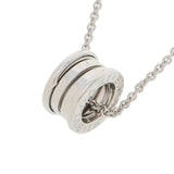 BVLGARI ブルガリ B-ZERO1 現行モデル ユニセックス K18WG ネックレス Aランク 中古 銀蔵
