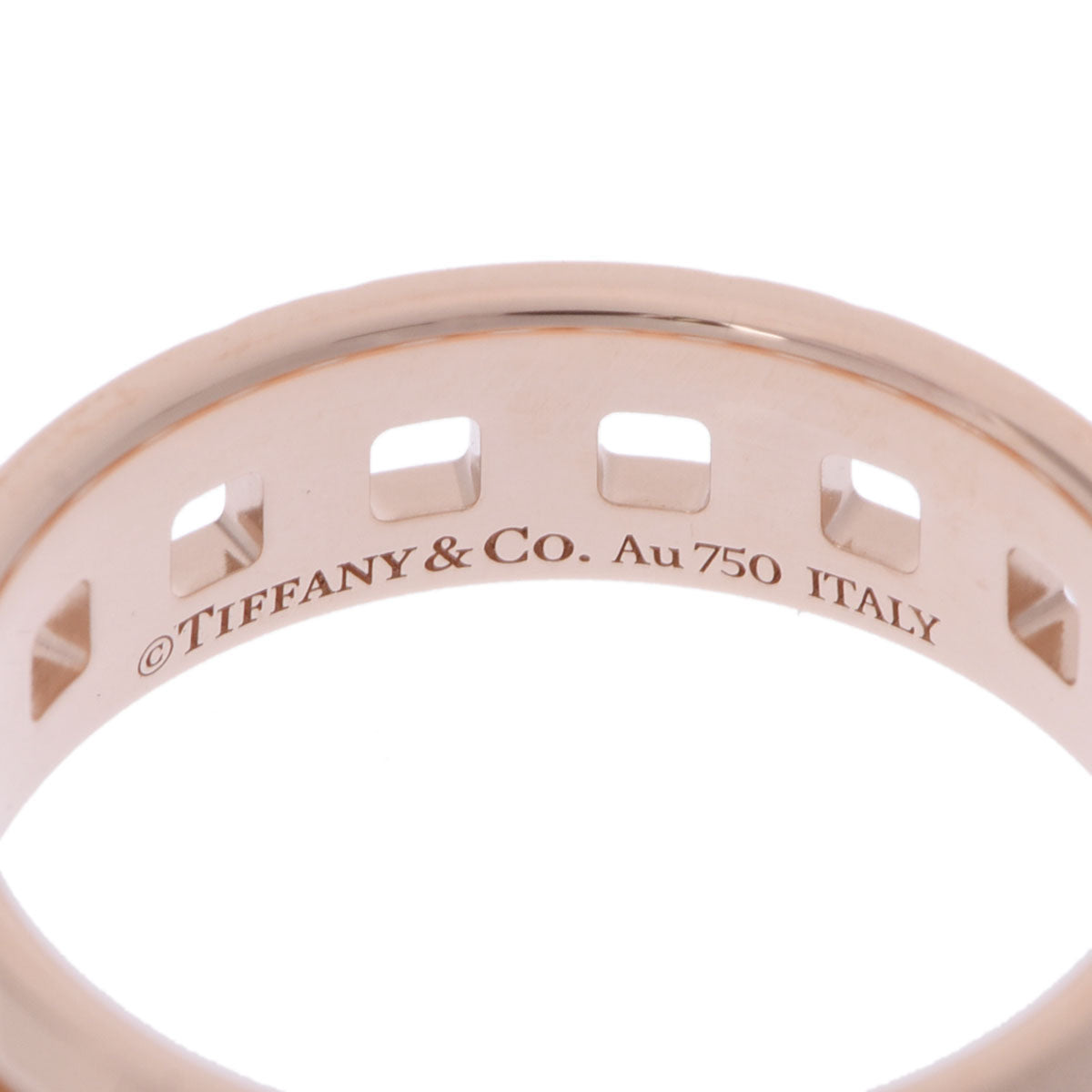 ティファニーTトゥルー ワイド #11 レディース K18ピンクゴールド リング・指輪 11号 - TIFFANY&Co. 中古 – 銀蔵オンライン