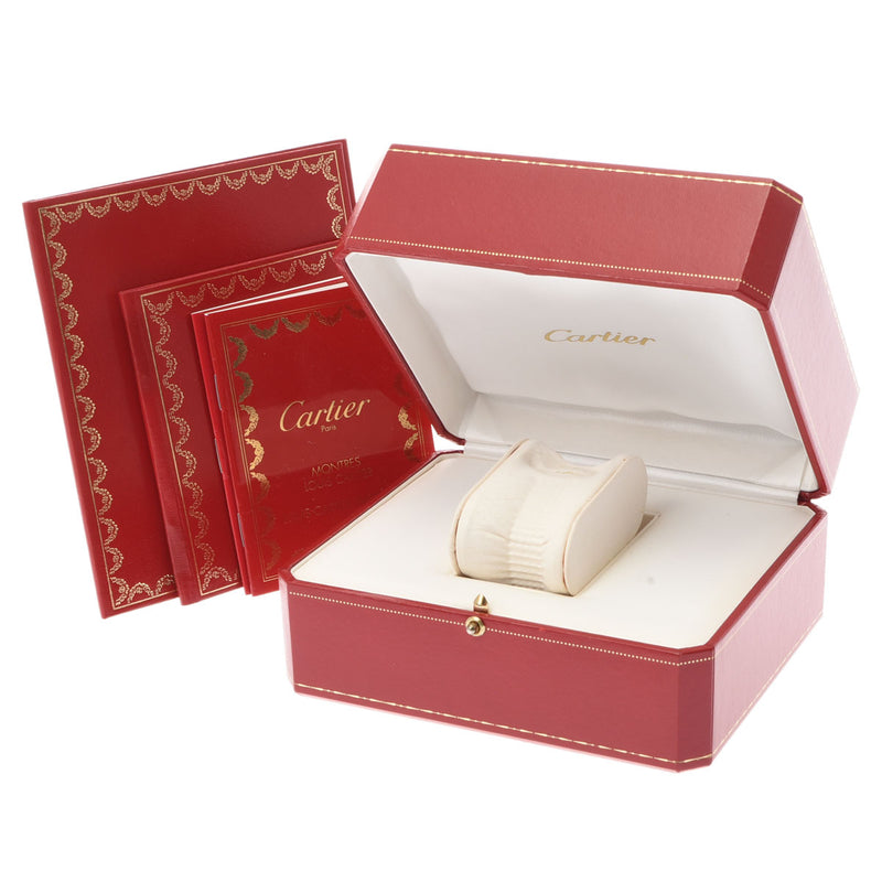 CARTIER カルティエ マストコリゼ W15173M8 レディース WG 腕時計 クオーツ ホワイト文字盤 Aランク 中古 銀蔵