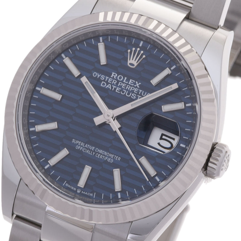 ロレックス デイトジャスト 126234 8桁 ランダム番 ブライトブルー メンズ 腕時計 自動巻き 銀蔵