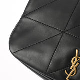 YVES SAINT LAURENT イヴサンローラン ジェイミー 4.3 ミニチェーンバッグ ブラック GP金具 レディース ラムスキン ショルダーバッグ Aランク 中古 銀蔵