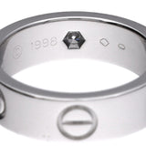 CARTIER カルティエ ラブリング ハーフダイヤ #50 10号 レディース K18ホワイトゴールド WG リング・指輪 Aランク 中古 銀蔵