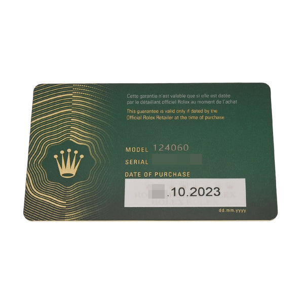 ロレックス サブマリーナ 124060 ランダム番 メンズ 腕時計 自動巻き 銀蔵