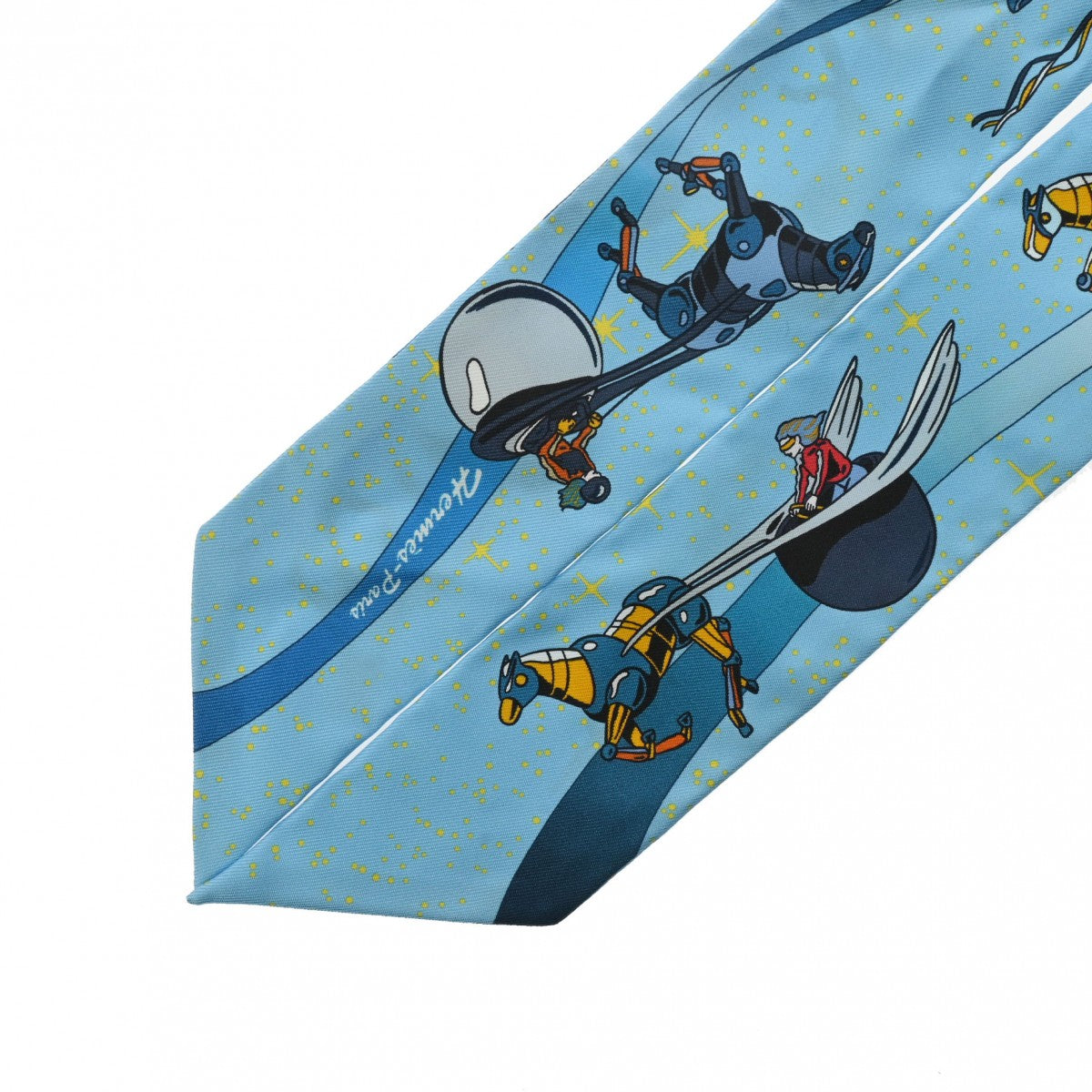 エルメスツイリー Space Derdy ブルー/ジョーヌ/ルージュ レディース