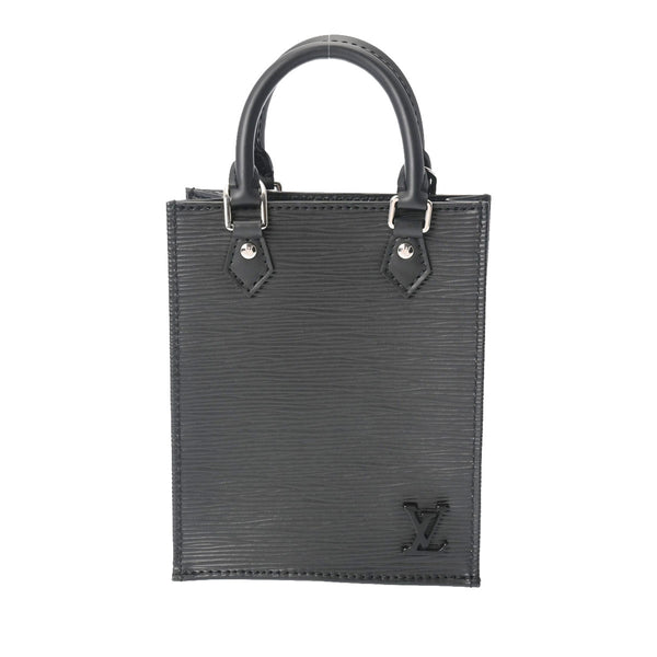 LOUIS VUITTON ルイヴィトン エピ プティット サックプラ 2WAY 黒 M69441 レディース エピレザー ハンドバッグ Aランク 中古 銀蔵