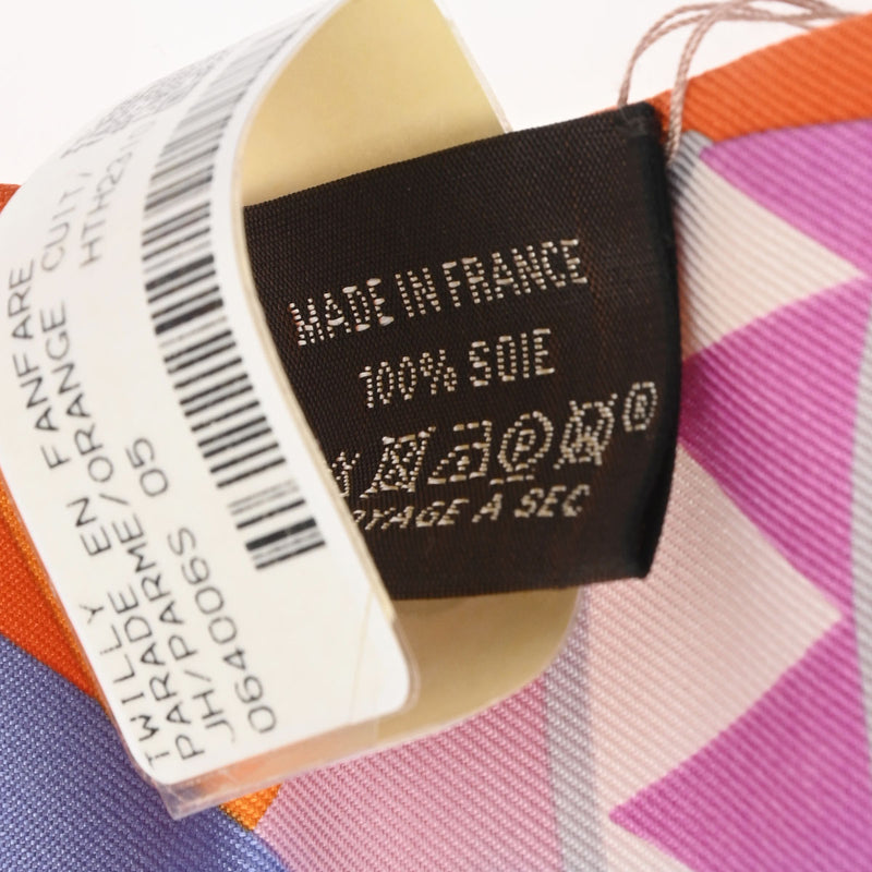HERMES エルメス ツイリー Parade en Fanfare マルチカラー 064006S レディース シルク100％ スカーフ 新品 銀蔵