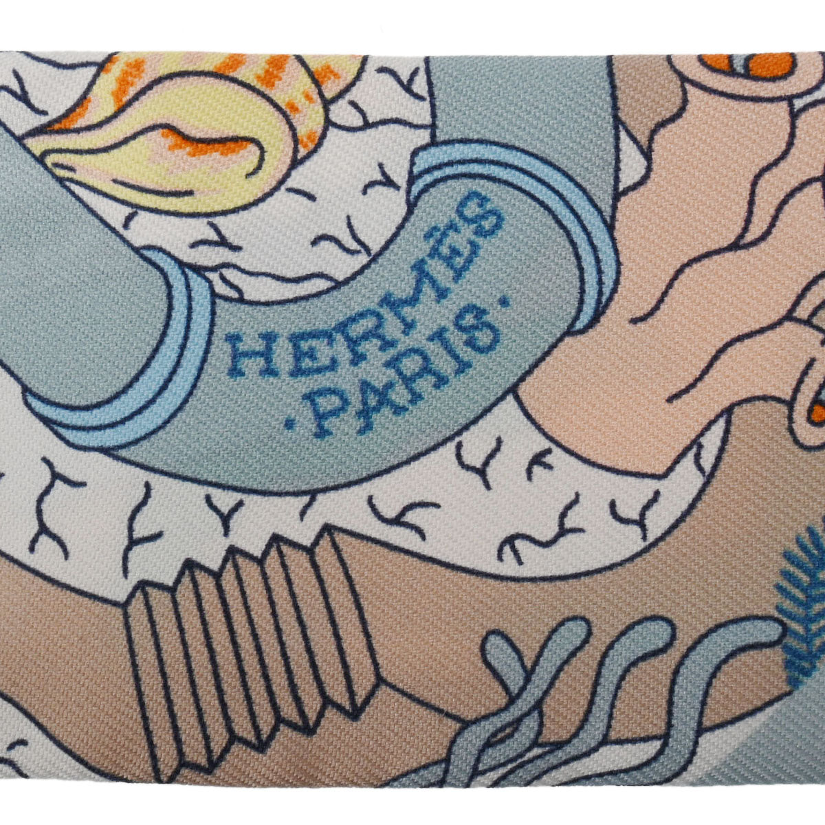 HERMESエルメス ツイリー スプラッシュパーク エルメスツイリー SPLASH PARK グリーン/イエロー/マルチカラー