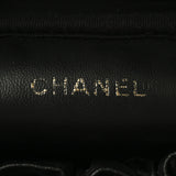 CHANEL シャネル 縦型バニティ ブラック ゴールド金具 - レディース キャビアスキン ハンドバッグ Bランク 中古 銀蔵