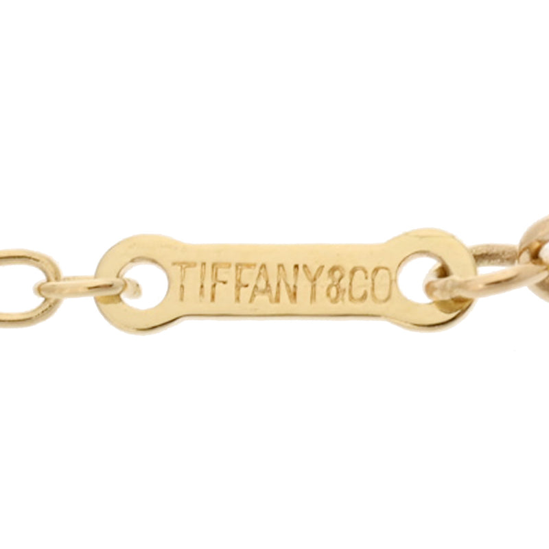 TIFFANY&Co. ティファニー オープンハート ラージ レディース K18イエローゴールド ネックレス Aランク 中古 銀蔵