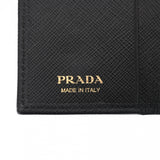 PRADA プラダ 4連キーケース ブラック ゴールド金具 レディース サフィアーノ キーケース ABランク 中古 銀蔵