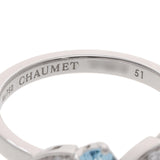 CHAUMET ショーメ ジョセフィーヌ ロンド エグレット #51 ダイヤ アクアマリン 10.5号 レディース K18ホワイトゴールド リング・指輪 Aランク 中古 銀蔵