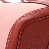 HERMES エルメス ガーデンパーティ TPM トート ローズサクラ T刻印(2015年頃) レディース トワルオフィシエ ネゴンダ ハンドバッグ Aランク 中古 銀蔵