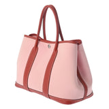 HERMES エルメス ガーデンパーティ TPM トート ローズサクラ T刻印(2015年頃) レディース トワルオフィシエ ネゴンダ ハンドバッグ Aランク 中古 銀蔵