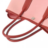 HERMES エルメス ガーデンパーティ TPM トート ローズサクラ T刻印(2015年頃) レディース トワルオフィシエ ネゴンダ ハンドバッグ Aランク 中古 銀蔵