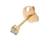 TASAKI タサキ デインジャー ガルパー パール ダイヤ 片耳 レディース K18イエローゴールド YG ピアス Aランク 中古 銀蔵