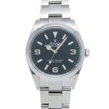 ロレックス エクスプローラー 36 124270 ランダムシリアル ブラック メンズ 腕時計 自動巻き 中古 銀蔵