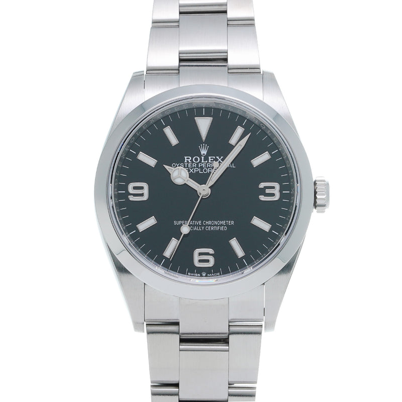 ロレックス エクスプローラー 36 124270 ランダムシリアル ブラック メンズ 腕時計 自動巻き 中古 銀蔵