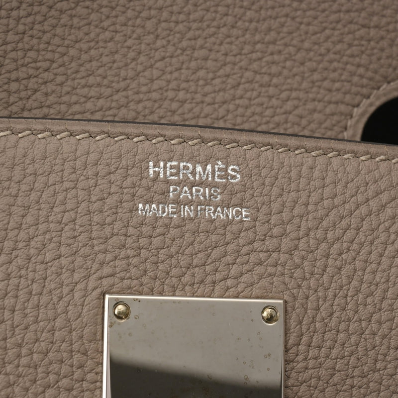 HERMES エルメス オータクロア 40 グリアスファルト C刻印(2018年頃)　　 レディース トゴ ハンドバッグ Aランク 中古 銀蔵