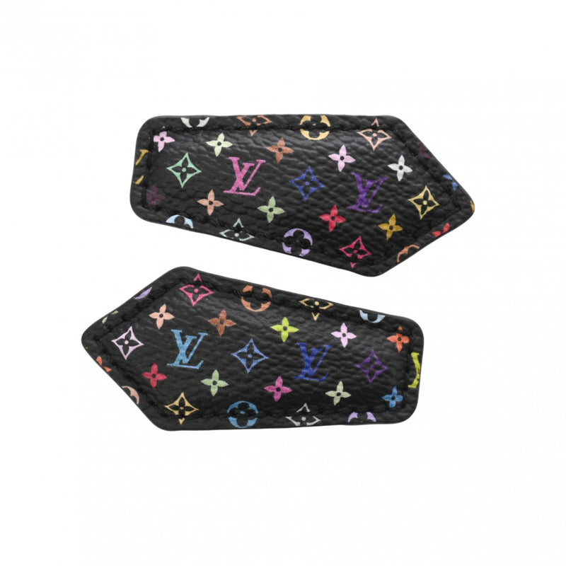 LOUIS VUITTON ルイヴィトン LV バックステージ ミニ ブラック マルチカラー M02497 レディース モノグラムキャンバス バレッタ 未使用 銀蔵