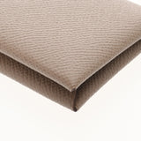 HERMES エルメス カルヴィ エトゥープ B刻印(2023年頃) ユニセックス エプソン カードケース 新同 中古 銀蔵