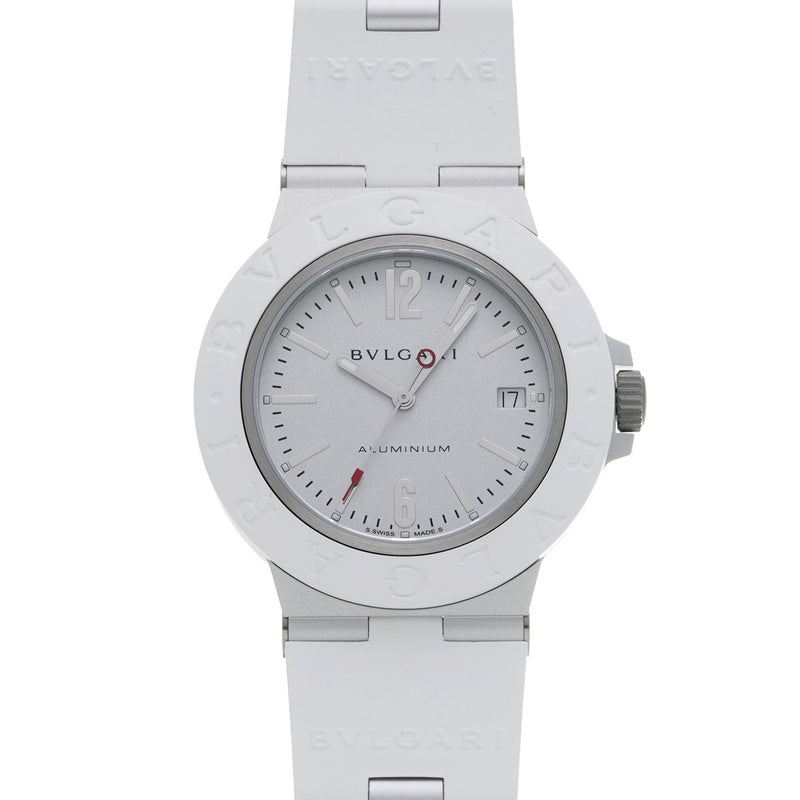 ブルガリ アルミニウム 40mm BB40AT シルバー メンズ 腕時計 自動巻き 中古 銀蔵