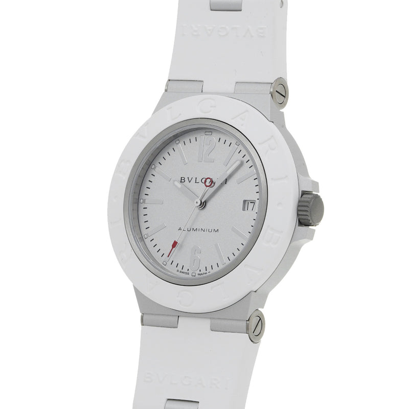 ブルガリ アルミニウム 40mm BB40AT シルバー メンズ 腕時計 自動巻き 中古 銀蔵