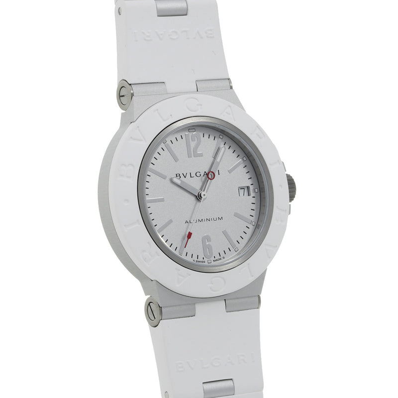 ブルガリ アルミニウム 40mm BB40AT シルバー メンズ 腕時計 自動巻き 中古 銀蔵