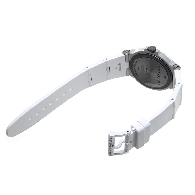 ブルガリ アルミニウム 40mm BB40AT シルバー メンズ 腕時計 自動巻き 中古 銀蔵