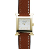 エルメス Hウォッチ PM HH1.201.229 ホワイト レディース 腕時計 クォーツ 銀蔵