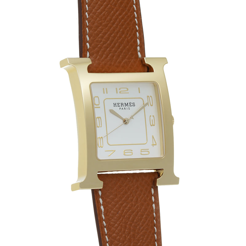 エルメス Hウォッチ HH1.801.221 ホワイト メンズ 腕時計 自動巻き 銀蔵