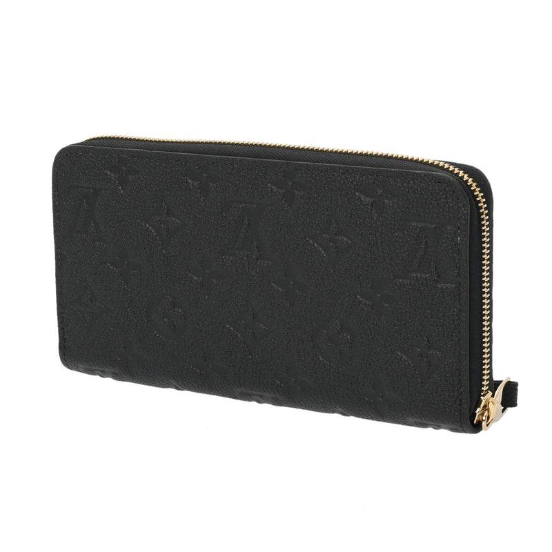 LOUIS VUITTON ルイヴィトン モノグラムアンプラント ジッピーウォレット ノワール M61864 レディース レザー 長財布 未使用 銀蔵