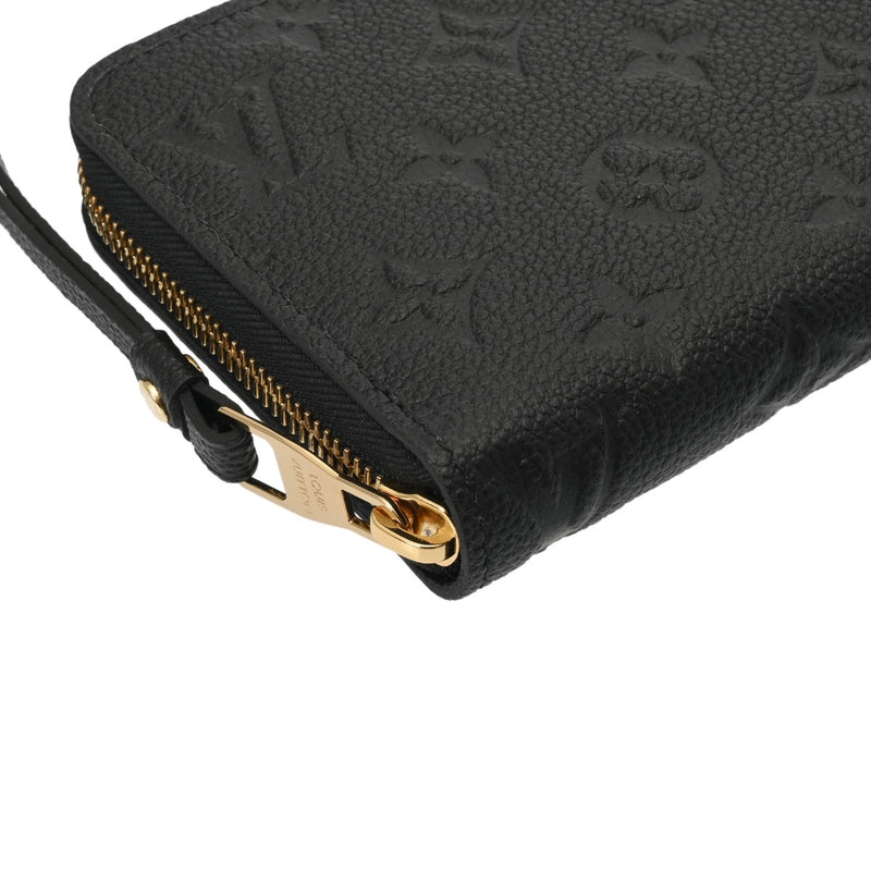 LOUIS VUITTON ルイヴィトン モノグラムアンプラント ジッピーウォレット ノワール M61864 レディース レザー 長財布 未使用 銀蔵