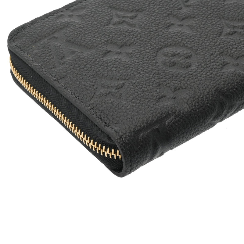 LOUIS VUITTON ルイヴィトン モノグラムアンプラント ジッピーウォレット ノワール M61864 レディース レザー 長財布 未使用 銀蔵