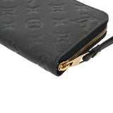 LOUIS VUITTON ルイヴィトン モノグラムアンプラント ジッピーウォレット ノワール M61864 レディース レザー 長財布 未使用 銀蔵